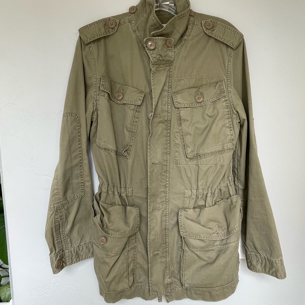 Olive cargo / utility jacket - Jcrew
